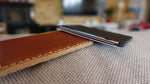Simple leather card sleeves